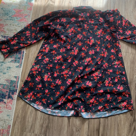 ASOS semi-sheer size 20 dress - boxy fit - button up - Picture 2 of 6